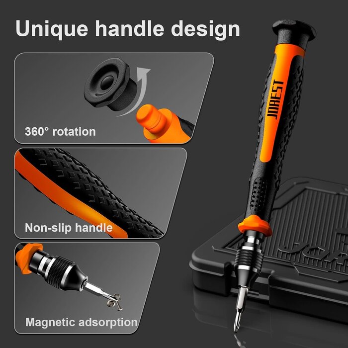 21pcs Precision Screwdriver Set Magnetic, Repair Tools Kit for Fix Phone/iphone,Computer/PC,Tablet/Pad,Watch,PS4 - Replace Screen Battery Camera Small Electronics Open Pry Tool Kits Sets DIY
