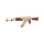 ROELQ901 - Justice Guard Gun Models; AK-47 Assault Rifle Rubber Band Gun