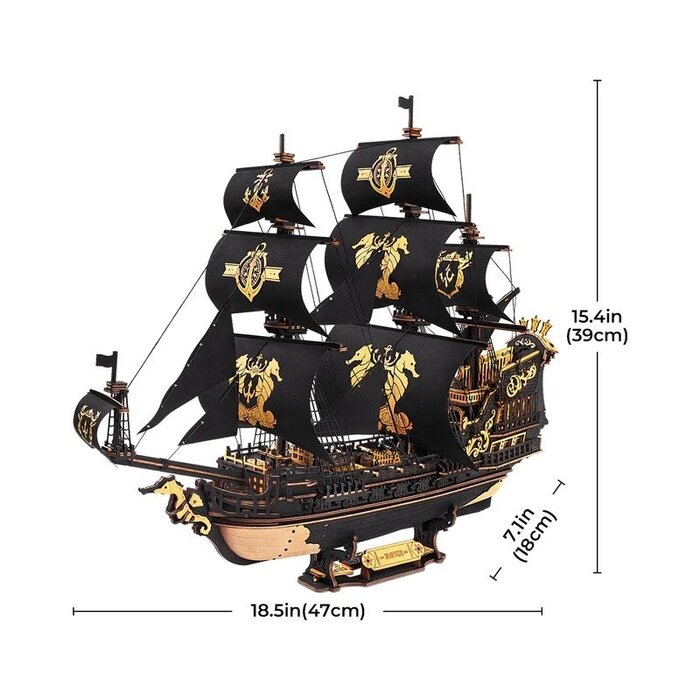 ROEMCB02 - The Seahorse Barque Sailing Ship Scale Model Vehicle