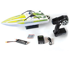 RageRC RGRB1501 - Torrent 450BL RTR Jet Boat, Green