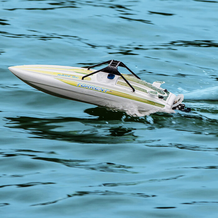 RageRC RGRB1501 - Torrent 450BL RTR Jet Boat, Green