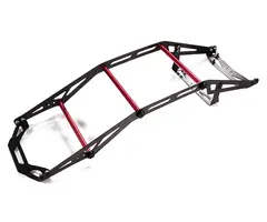 INTEGY C29616RED - Metal Alloy Exo-Skeleton Body Roll Cage Kit for Traxxas X-Maxx 4X4