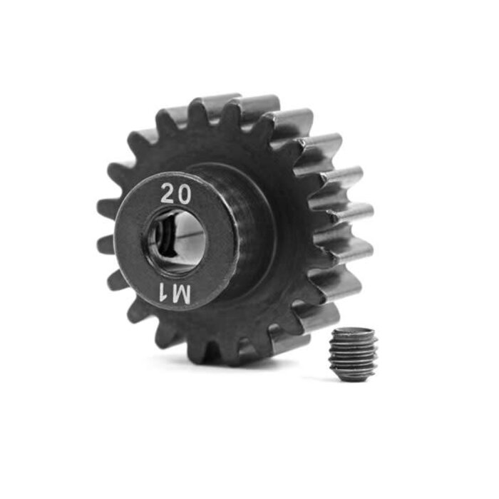 Traxxas 6494R - 20-Tooth Machined Pinion Gear (1.0 Mod) 5 mm Bore, XRT Ultimate