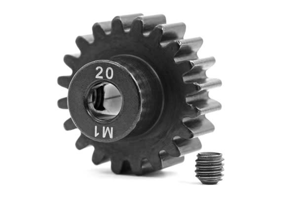 Traxxas 6494R - 20-Tooth Machined Pinion Gear (1.0 Mod) 5 mm Bore, XRT Ultimate
