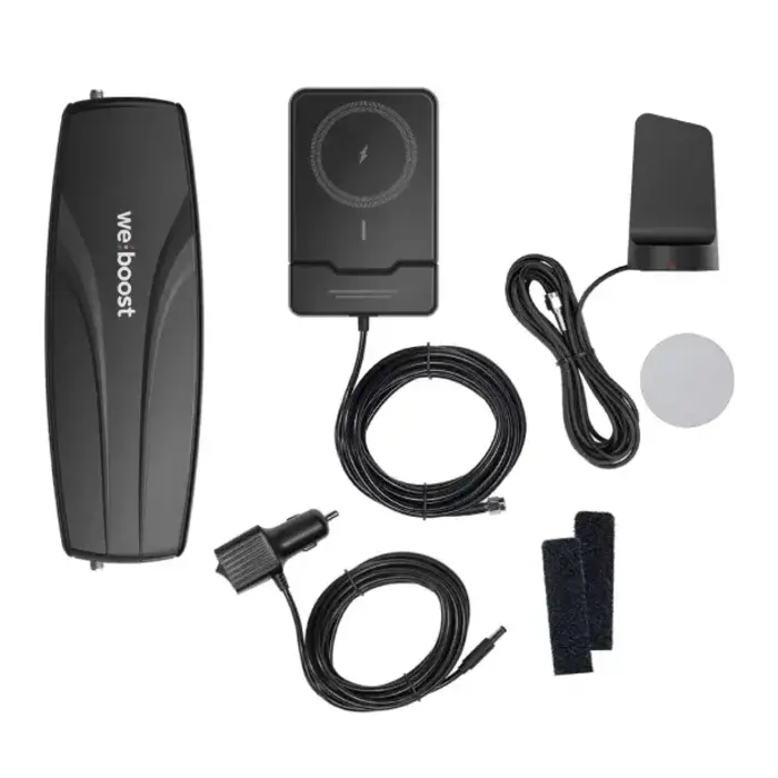 weBoost WSN471082 - weBoost® Dash Mobile In-Vehicle Signal Booster for Car/Truck/Van/SUV with Built-In Wireless Charging, 471082