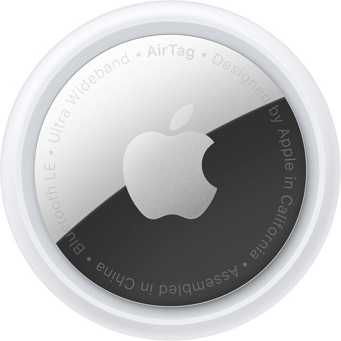 MX532LL/A - Apple AirTag (2nd Generation) - 4 Pack: Tracker for Keychain, Wallet, and More; Locator with Sound; Simple One-Tap Setup with iPhone or iPad; Key Finder with up to 1.5X Precision Finding Range