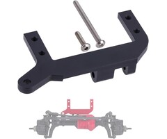 TRX4-SVO-AXL-MNT - YSKMLOLP TRX4 Servo on Axle Mount, Aluminum TRX4 SOA Mount 4-Link Suspension for 1/10 RC Crawler Car, CNC Aluminum Servo Mount for Traxxas TRX4 (Black)