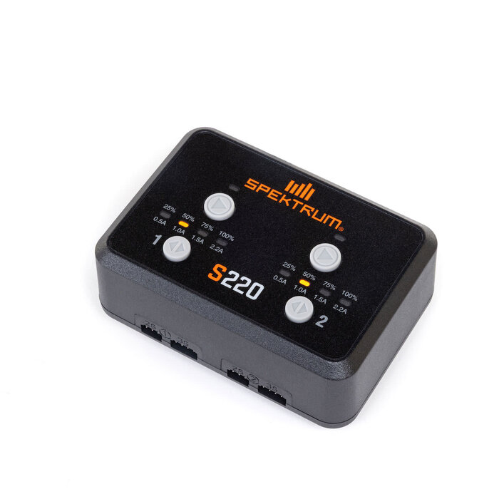 SPEKTRUM SPMXC0220 - S220 AC 2x20W Balance Charger, SCX30