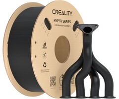 Creality HYPER-PLA-CF-BLK - Creality Black 3D Printer Filament PLA Carbon Fiber Filament 1.75mm for K1C, Hyper PLA-CF for High Speed 50-300mm/s, 1kg(2.2lbs)/Spool, Dimensional Accuracy +/- 0.03 mm (Black)