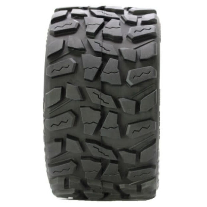 Power Hobby PHBPHT1141S - Raptor Belted Monster Truck Wheels/Tires (pr.), Pre-mounted, Sport Medium Compound 17mm Hex