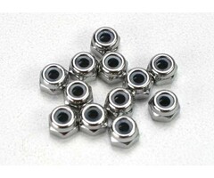 Traxxas 5158 - 2.5 mm Nylon Lock Nuts (12) TRX-4M