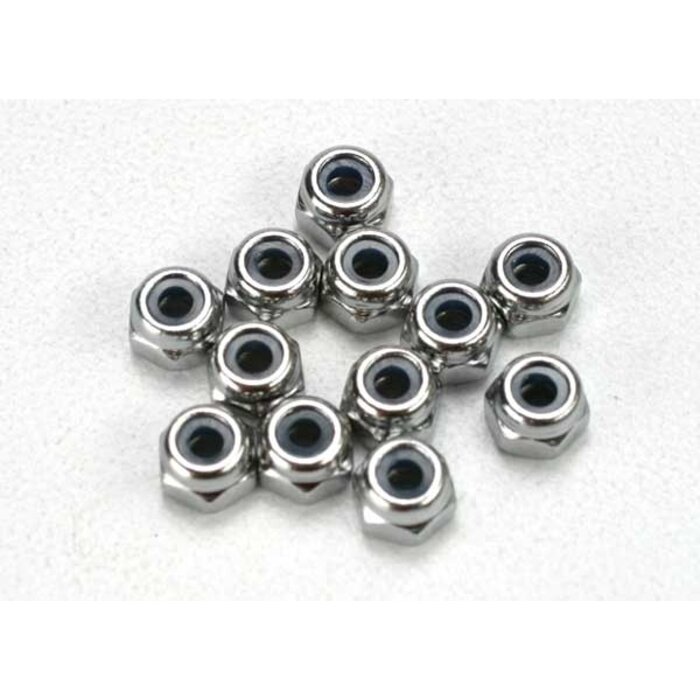 Traxxas 5158 - 2.5 mm Nylon Lock Nuts (12) TRX-4M