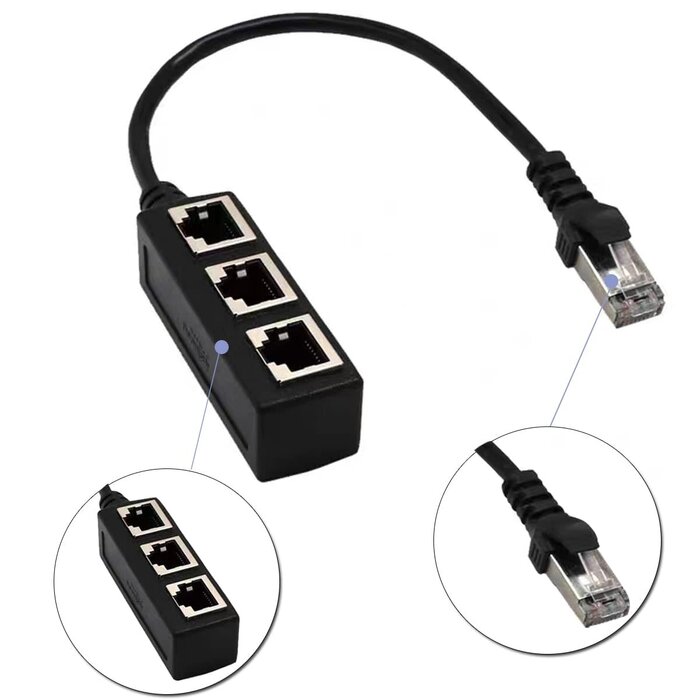 RJ45 Ethernet Splitter Cable