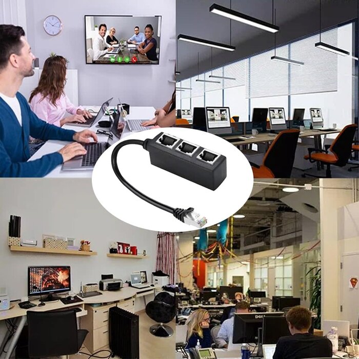 RJ45 Ethernet Splitter Cable