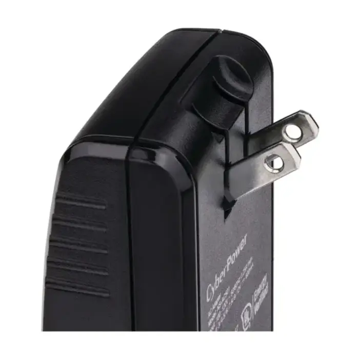 CYBCPUAC1U1300 - CYBERPOWER® 25 Watt 3-12V 1,300mAh Universal AC Power Adapter with USB Input, 5ft
