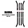SCX24-72BK - INJORA 8PCS Aluminum High Clearance 4 Links Set for Axial SCX24 Deadbolt Betty, Black