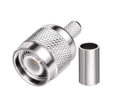 M-TNC-CRIMP - Superbat Male TNC Crimp Connector for RG58 RG303 RG141 RG142 RG400 LMR195 Low Loss Coax Cable