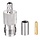 F-TNC-CRIMP - Superbat Female TNC Crimp Connector for RG58 RG303 RG141 RG142 RG400 LMR195 Low Loss Coax Cable