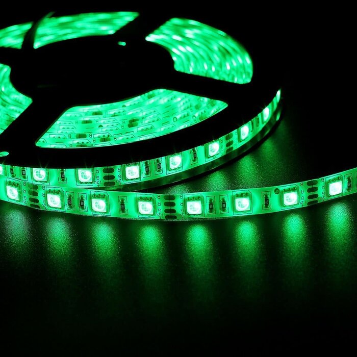 ST-TING-l263 - SUPERNIGHT LED Strip Lights, 16.4FT 5M SMD 5050 Waterproof 300LEDs RGB Color Changing Flexible LED Light Strip for Bedroom, TV Back Lighting (Not Include Power)