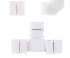 LED-T-SHP/GPLSS-CNCT - MAOXWY 12 Pack LED Strip Light 2 T Shape Connectors and 10 Gapless connectors