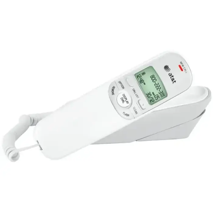 TR1909W - AT&T® Corded Trimline® Phone with Caller ID (White)
