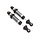 8260 - Silver Aluminum GTS Shocks (2) TRX-4 & TRX-6