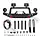 CRAW18212_BK - INJORA Metal Front Bumper with LED Light for Traxxas TRX-4 Sport 82024-4