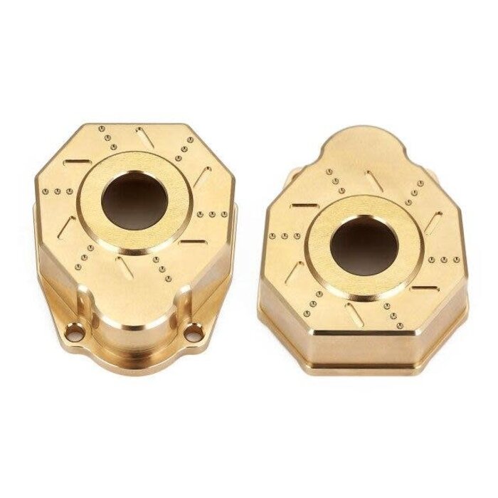 INJORA TRX4-8251D-2 - INJORA 41g/pcs Brass Outer Portal Drive Housing #8251 for TRX-4 TRX-6