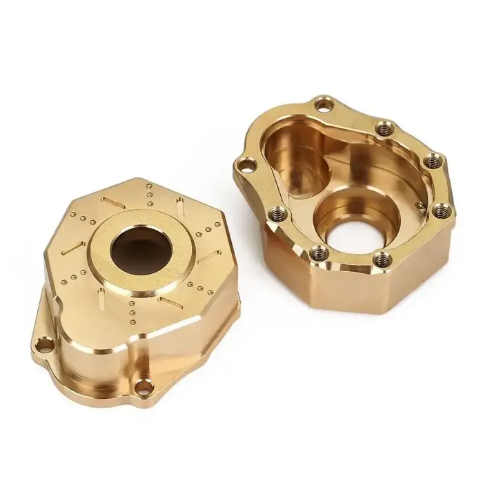INJORA TRX4-8251D-2 - INJORA 41g/pcs Brass Outer Portal Drive Housing #8251 for TRX-4 TRX-6