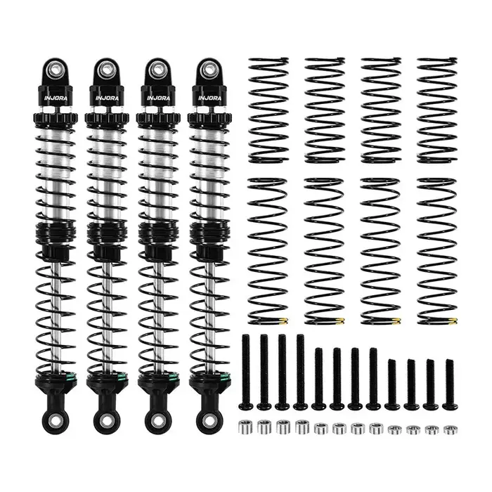 INJORA BZ-05BS-120 - INJORA 4pcs 120mm DRX Dual-Rate Spring Oil Shocks for 1/10 RC Crawlers