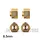 CRAW2017255_8.5 - INJORA 4PCS 8.5MM Heavy Brass 12mm Wheel Hex Extenders for Traxxas TRX4