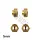 CRAW2017255_5 - INJORA 4PCS 5mm Heavy Brass 12mm Wheel Hex Extenders for Traxxas TRX4