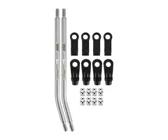 INJORA LT03-145 - INJORA 126mm (eye to eye:145mm) Stainless Steel High Clearance Links with Rod Ends for 1/10 RC Crawler
