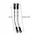 LT03-110 - INJORA 91mm (eye to eye: 110mm) Stainless Steel High Clearance Links with Rod Ends for 1/10 RC Crawler