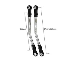 INJORA LT03-95 - INJORA 76mm (eye to eye: 95mm) Stainless Steel High Clearance Links with Rod Ends for 1/10 RC Crawler