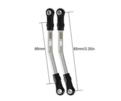 INJORA LT03-85 - INJORA 66mm (eye to eye: 85mm) Stainless Steel High Clearance Links with Rod Ends for 1/10 RC Crawler