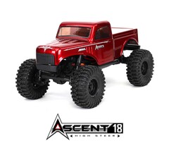 Redcat Racing Redcat Ascent-18 1/18 Scale Brushed Electric Rock Crawler, Red