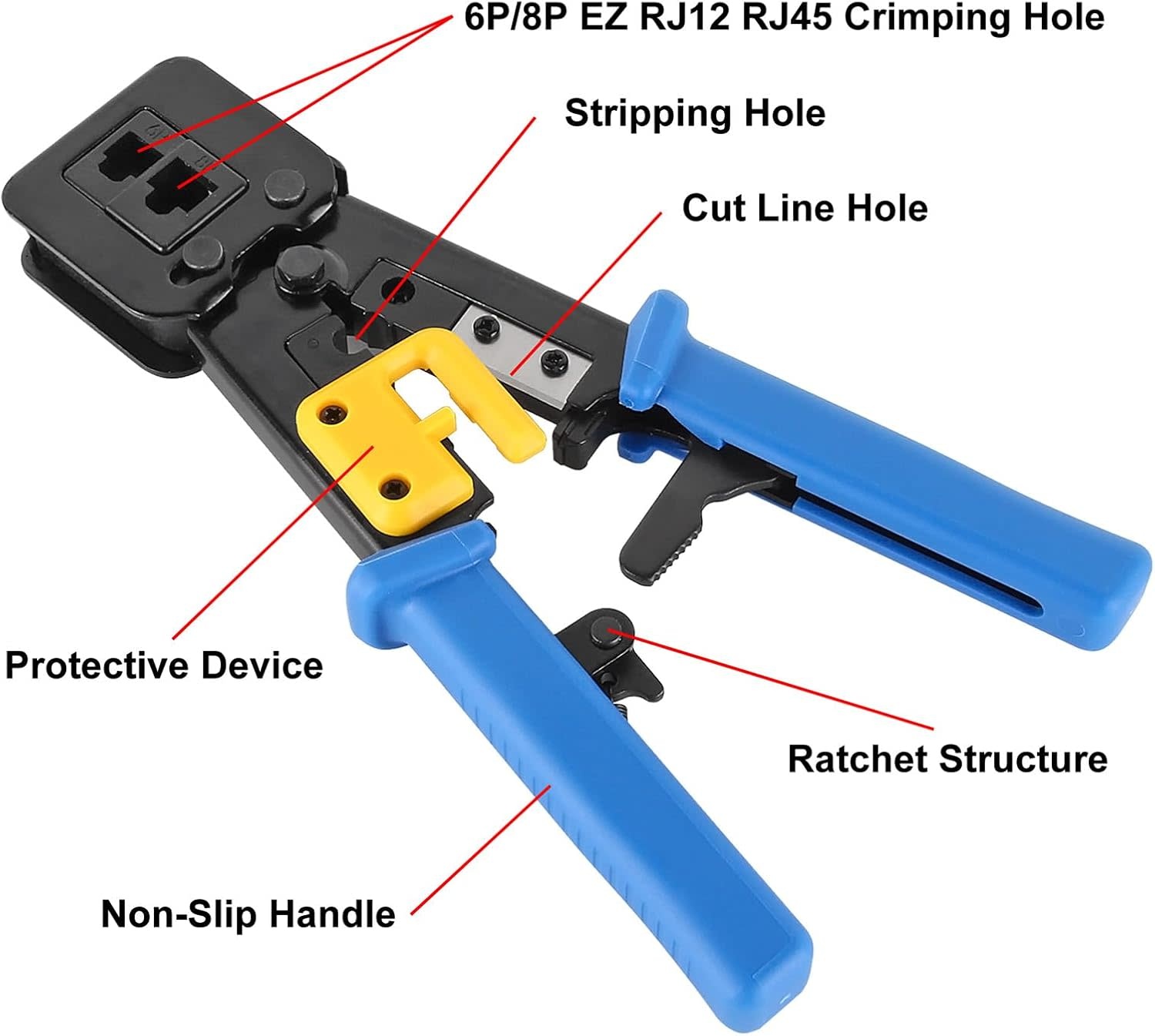 RJ45/Cat6 Crimp Tool Kit