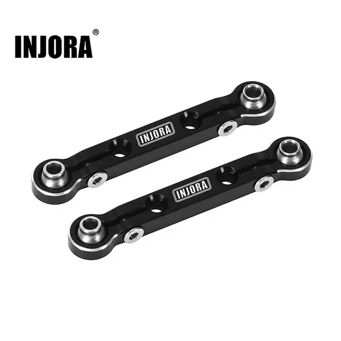 INJORA GROM-04BK - INJORA Aluminum Steering Links for Arrma Mojave Grom Losi Nascar