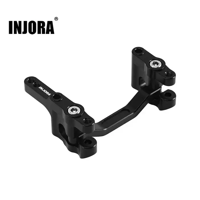 INJORA GROM-14BK - INJORA Aluminum Steering Set for 1/16 Arrma Mojave Grom 1/12 Losi Nascar