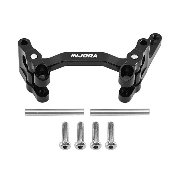 INJORA GROM-14BK - INJORA Aluminum Steering Set for 1/16 Arrma Mojave Grom 1/12 Losi Nascar