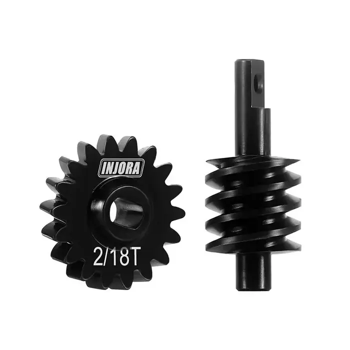 INJORA SCX24-77-18T - INJORA 2/18T Gears (Underdrive 11%) for SCX24 AX24