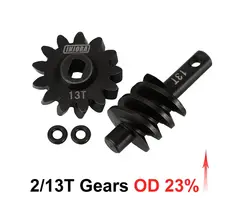 INJORA SCX24-77-13T - INJORA 2/13T Gears (Overdrive 23%) for SCX24 AX24