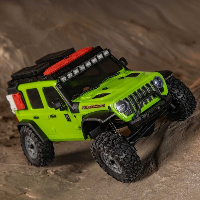 Axial AXI-2261T1 - 1/30 Axial SCX30 Jeep Wrangler, Green (Battery & Charger Included)