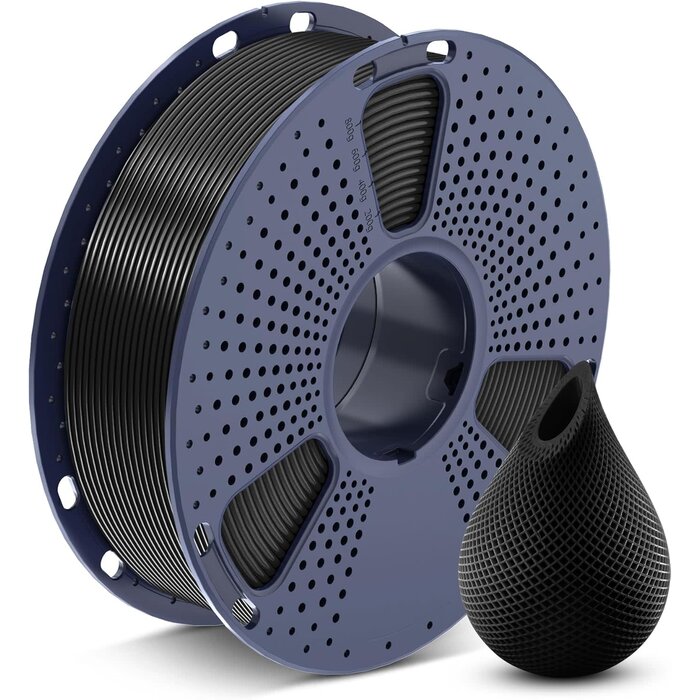 SUNLU-PETG-BLK - SUNLU Black PETG 3D Printer Filament 1.75mm, Individually Vacuum Packed, 0.25kg per Spool