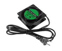 IND-80X80X25-MM - D-FLIFE 8025 Cooling Fan 80x80x25mm DC 12V Cooler Brushless XH2.54 2Pin for DIY PC Computer Case - EC Industrial 80mm 25mm