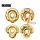 TRX4-8251C - INJORA 113g Counter Weight Brass Outer Portal Drive Housing #8251 for TRX-4 TRX-6