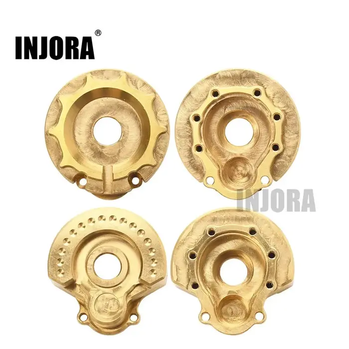 INJORA TRX4-8251C - INJORA 113g Counter Weight Brass Outer Portal Drive Housing #8251 for TRX-4 TRX-6