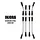 SCX24-91SR - INJORA 8PCS Silver Stainless Steel High Clearance 4 Links Set for Axial SCX24 Deadbolt Betty