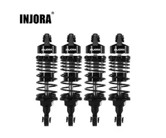 INJORA M-SLASH-01BS - INJORA 64mm Oil Shocks with Progressive Rate Springs for Mini Slash 4X4